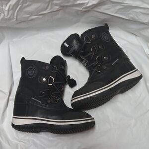 Tamarack Black Thinsulate Watee Resistant Impermeable Snow Boots Toddler Sz 10
